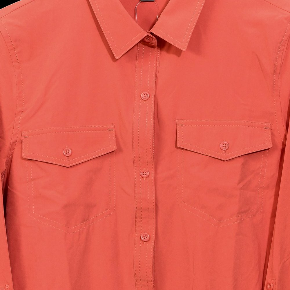 Eddie Bauer Women’s Departure Shirt RED - Picture 4 of 5